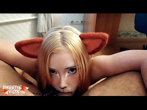 ❤️ Kitsune inomedza mboro uye nekukandira mumuromo make Zvinyadzisira zvekumba ❌️❤